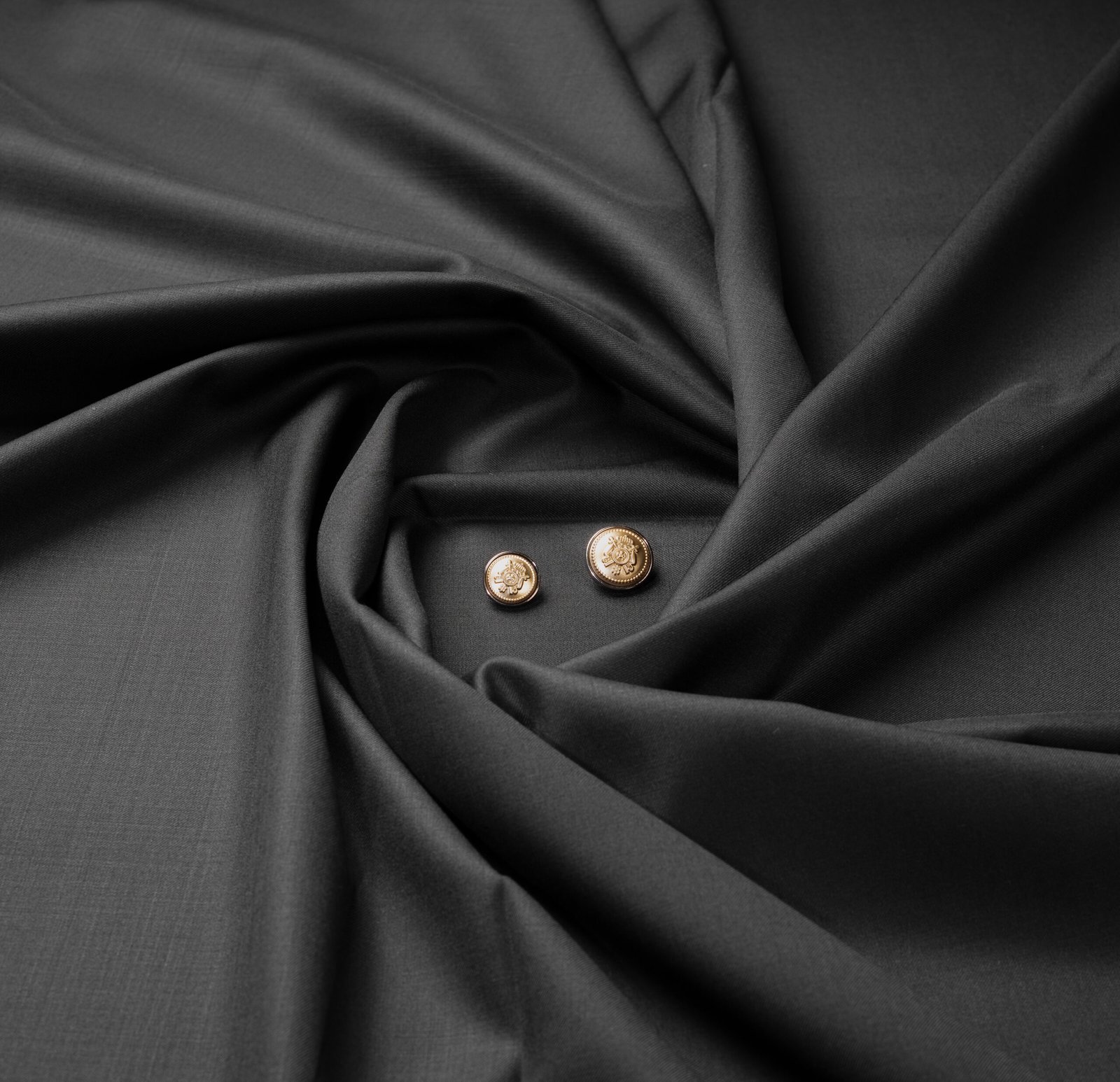 Stylish Super Black Fabric | 120s Count & 30% Australian Merino Wool | Cavalero Italy Stylish Super Black Fabric | 120s Count & 30% Australian Merino Wool | Cavalero Italy